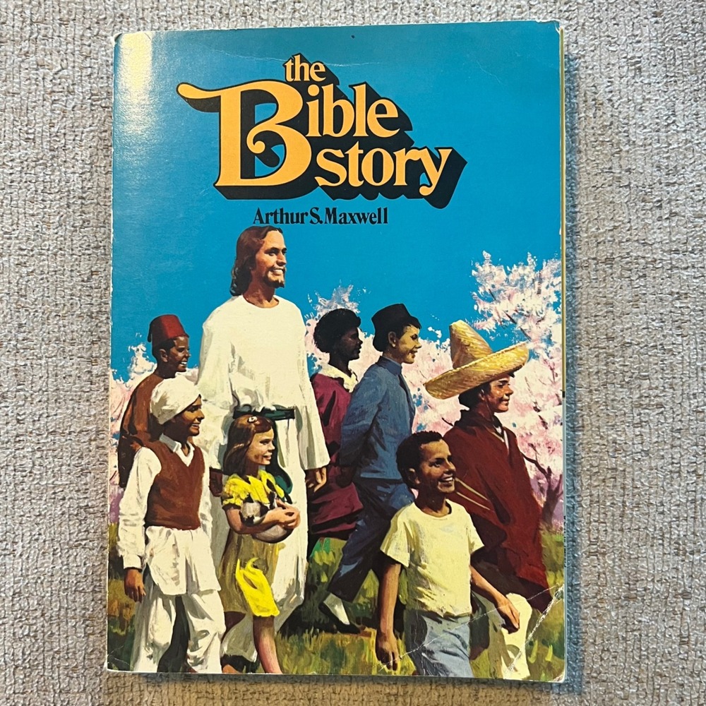 The Bible Story Book 7 Arthur S Maxwell Review and Herald Soft Cover Vintage